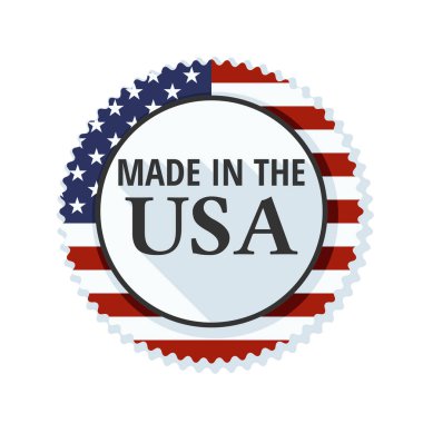 Amerikan bayrağı düğmesi 