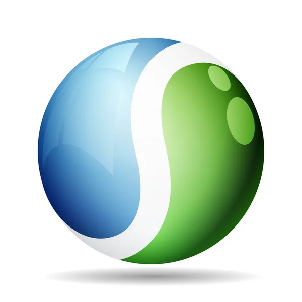 Şirket küresel logosu — Stok Vektör