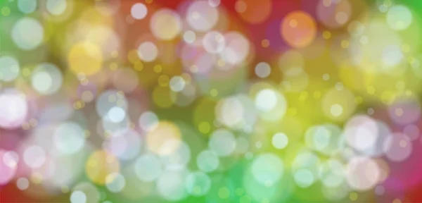 Banner bokeh mágico — Vetor de Stock