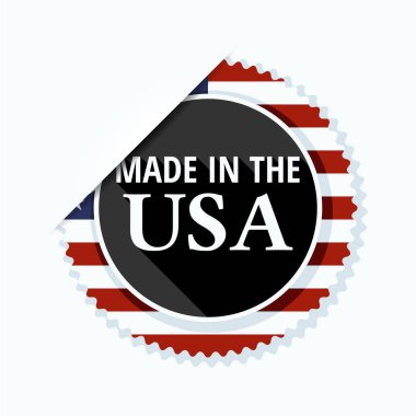 Amerikan bayrağı düğmesi 