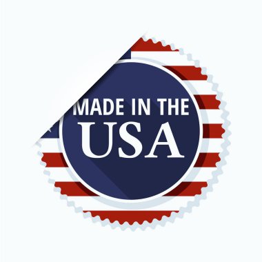 Amerikan bayrağı düğmesi 