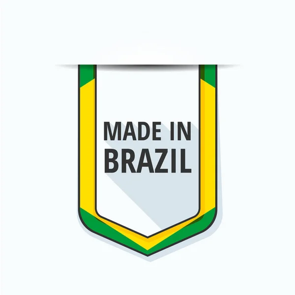 Taste in den Farben der brasilianischen Flagge — Stockvektor