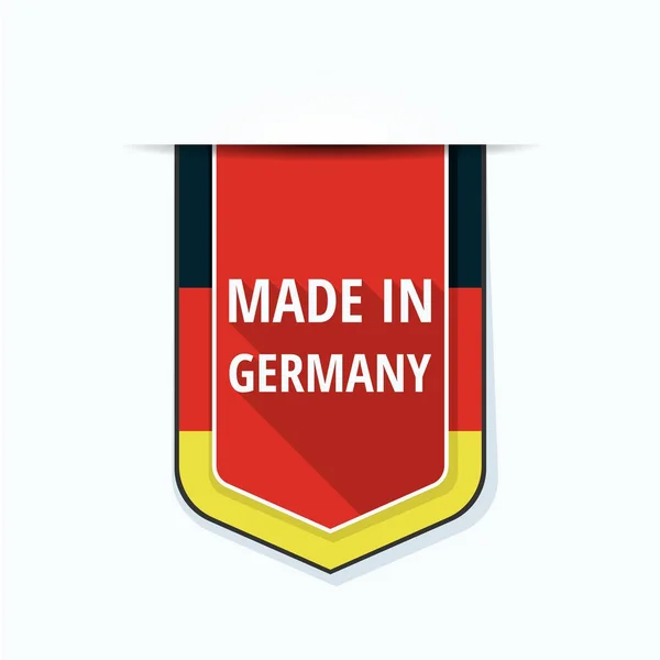 Botão com bandeira alemã —  Vetores de Stock