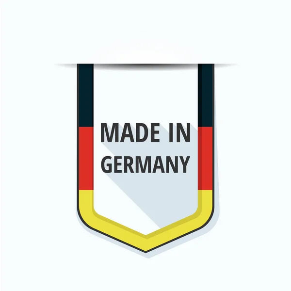 Button with German flag — Stock Vector