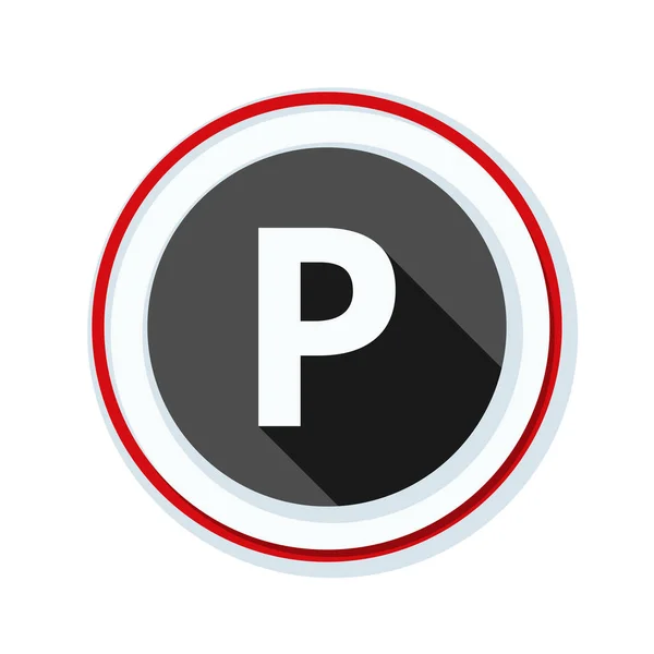 Estacionamiento icono permitido — Vector de stock