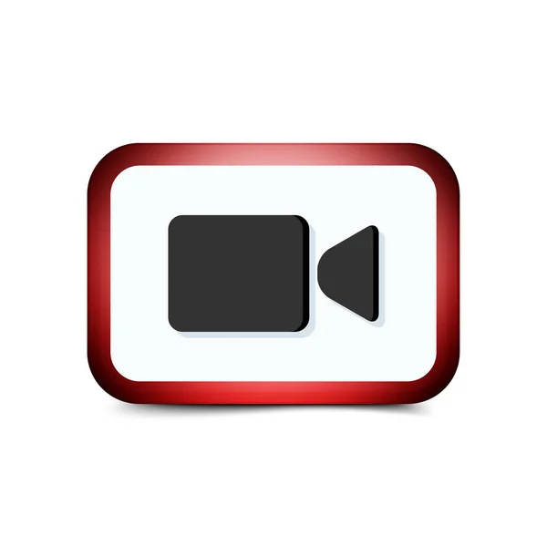 Video play icon — Stock Vector