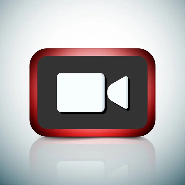 Video play icon — Stock Vector