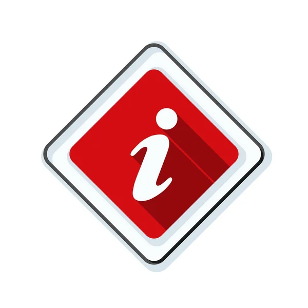 Icono de soporte de información — Vector de stock