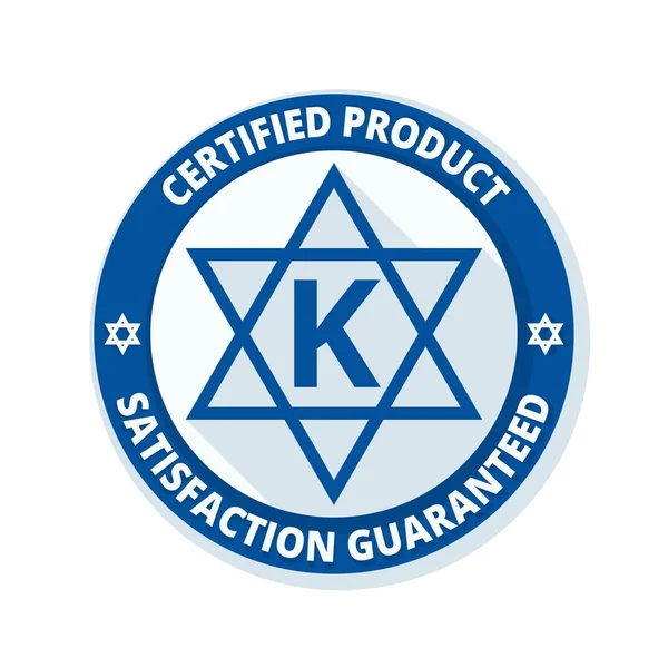 Kosher produkt tecken — Stock vektor