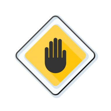 el blok reklamlar imzalamak, vektör, illüstrasyon