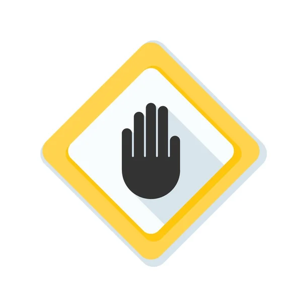 Hand Blok Advertenties Ondertekenen Vector Illustratie — Stockvector