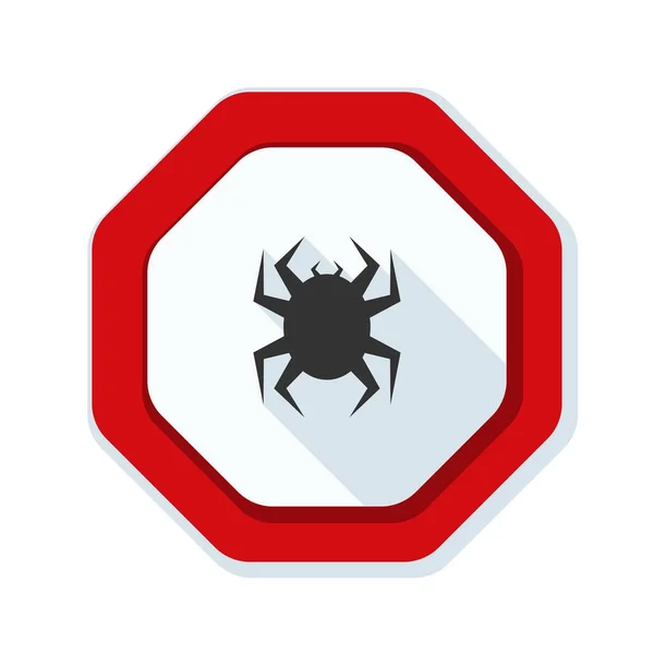 Virus hazard sign — Stock Vector