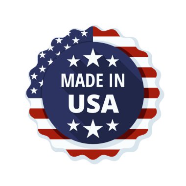 Amerikan bayrağı düğmesi 