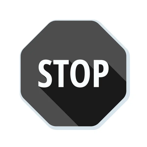 Stop sign wegpictogram — Stockvector