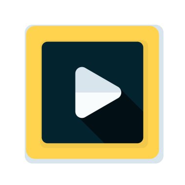 Video oynatımını kutsal kişilerin resmi, vektör çizim 