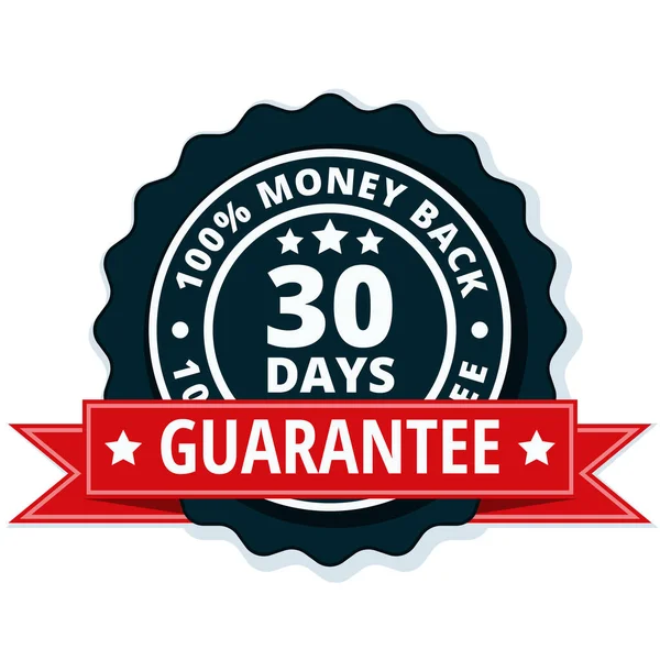 Money back guarantee shield — Stock Vector