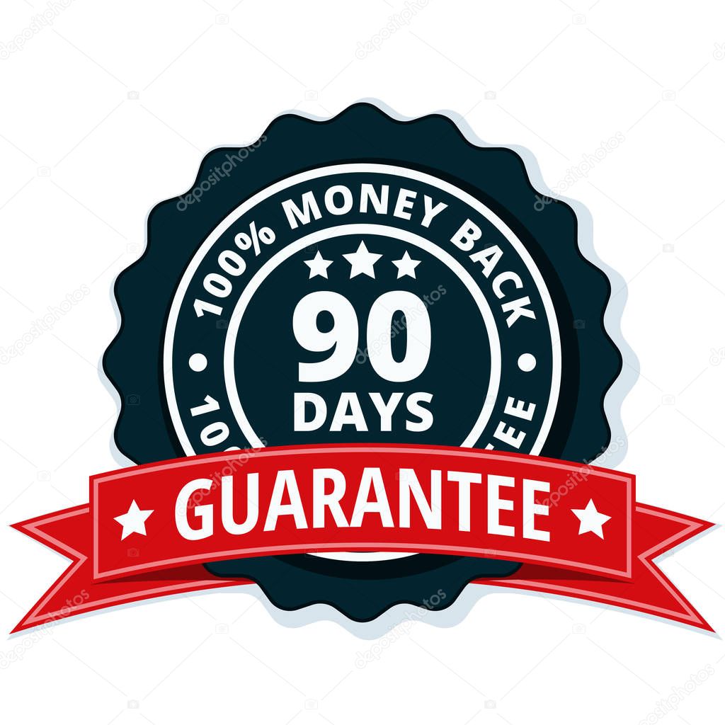 money back guarantee icon, vector illustration