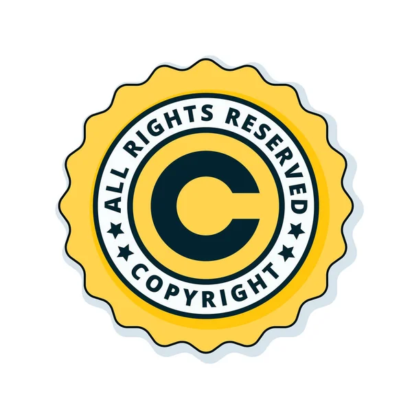 Signo de copyright icono — Archivo Imágenes Vectoriales