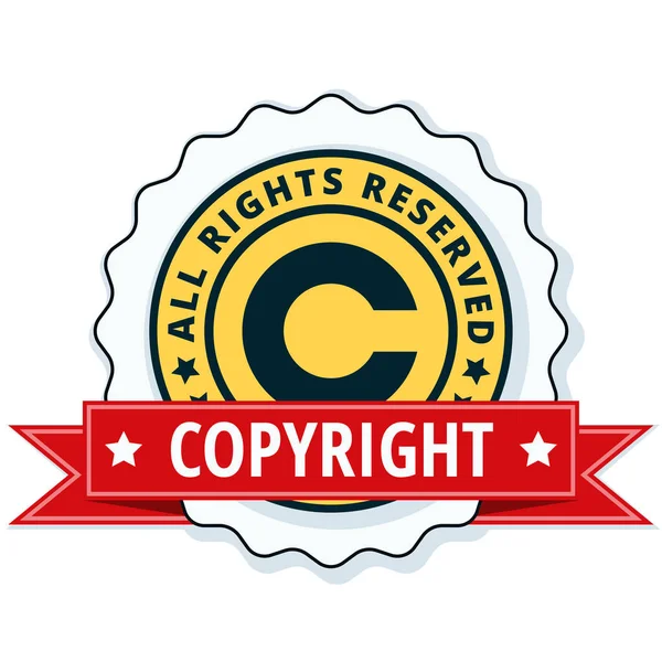 Signo de copyright icono — Archivo Imágenes Vectoriales