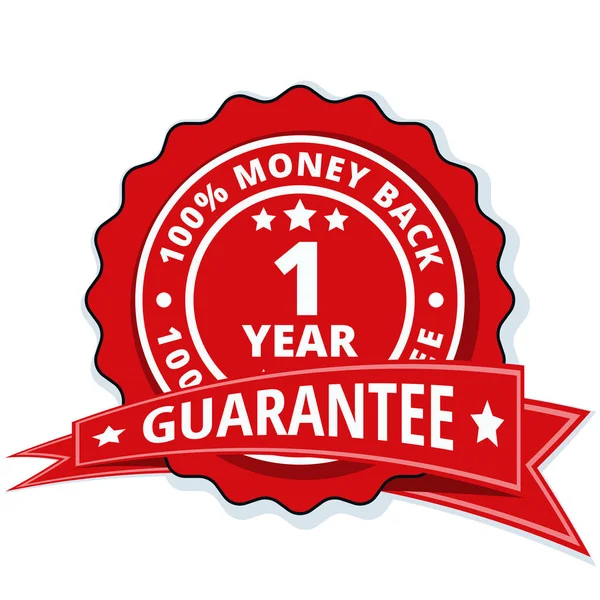 Money back guarantee shield — Stock Vector