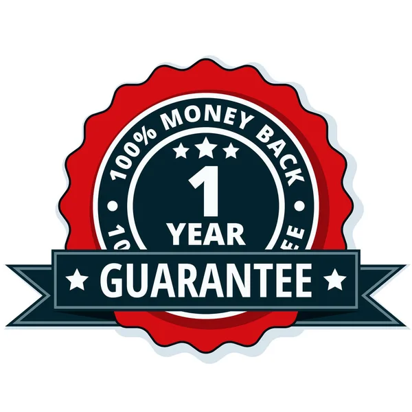 Money back guarantee shield — Stock Vector