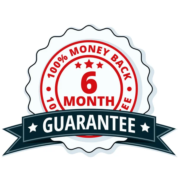 Money back guarantee shield — Stock Vector