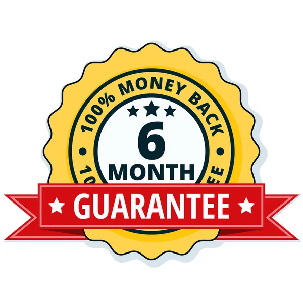 Money back guarantee shield — Stock Vector