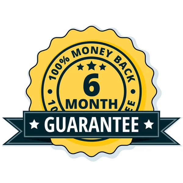 Money back guarantee shield — Stock Vector