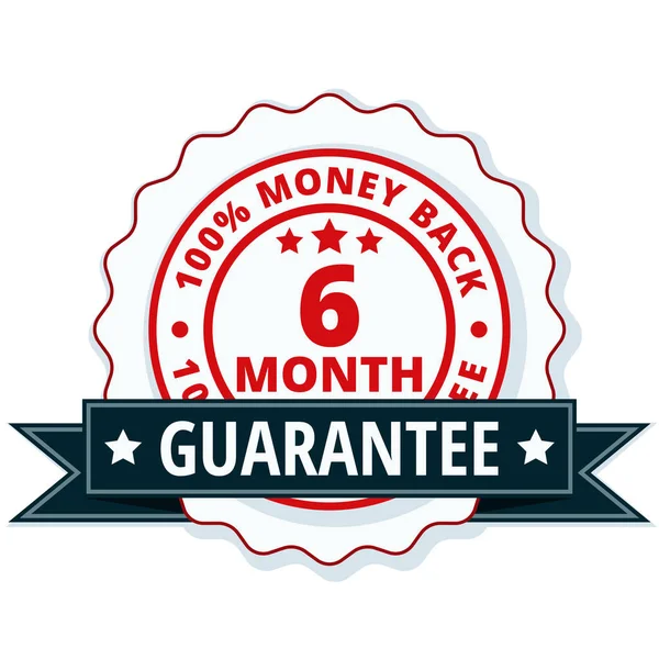 Money back guarantee shield — Stock Vector