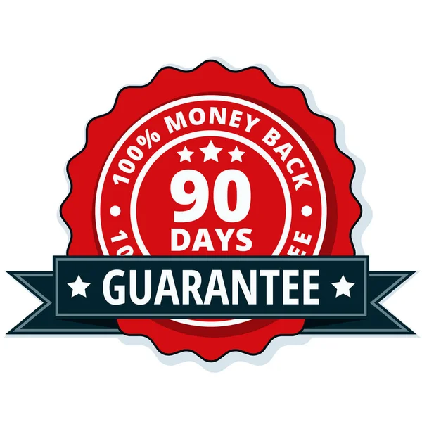 Money back guarantee shield — Stock Vector