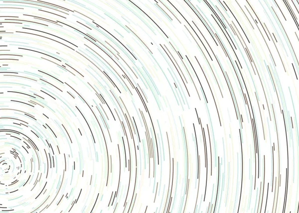 Abstrait Coloré Segmenté Motifs Cercles Géométriques Sur Fond Blanc Art — Image vectorielle