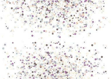 Beyaz arkaplanda soyut sanat rengarenk dağıtılmış noktalar 