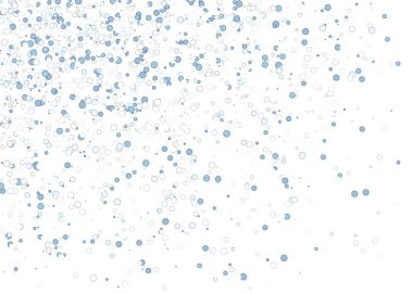 Beyaz arkaplanda soyut sanat rengarenk dağıtılmış noktalar 