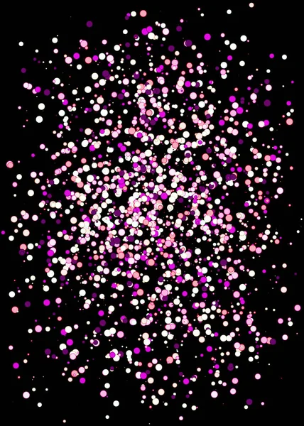 Abstracte Kunst Kleurrijke Verdeeld Stippen Zwarte Achtergrond — Stockvector