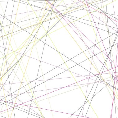 soyut sanat renk çizgileri beyaz arkaplan üzerinde rastgele dağıtım Hesapsal Üretim Sanatı