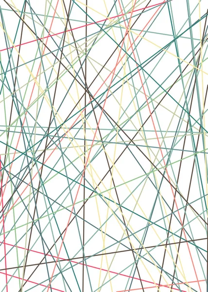 Abstrata Arte Linhas Coloridas Distribuição Aleatória Computacional Arte Gerativa Sobre —  Vetores de Stock