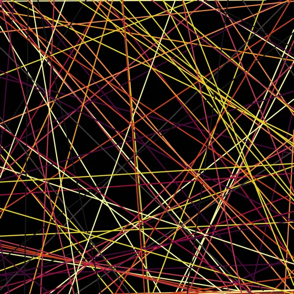 Abstrait Art Coloré Lignes Distribution Aléatoire Computational Generative Art Sur — Image vectorielle