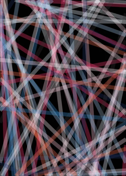 Arte Abstracto Líneas Coloridas Distribución Aleatoria Arte Generativo Computacional Sobre — Archivo Imágenes Vectoriales