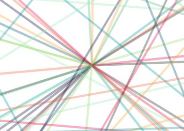 soyut sanat renk çizgileri beyaz arkaplan üzerinde rastgele dağıtım Hesapsal Üretim Sanatı