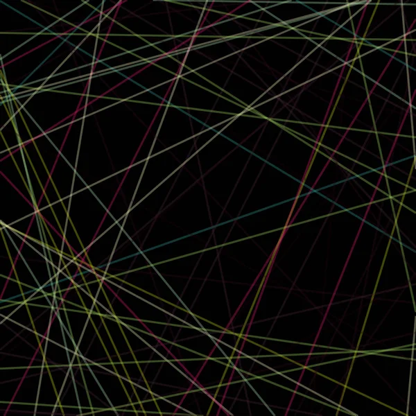 Abstrait Art Coloré Lignes Distribution Aléatoire Computational Generative Art Sur — Image vectorielle