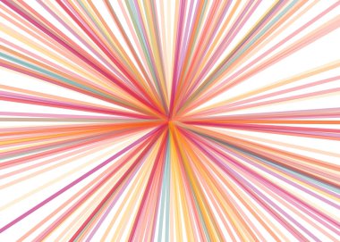 soyut sanat renk çizgileri beyaz arkaplan üzerinde rastgele dağıtım Hesapsal Üretim Sanatı