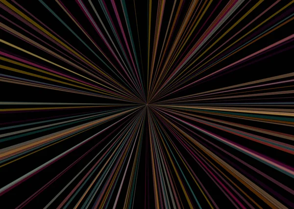 Artă Abstractă Linii Colorate Distribuție Aleatorie Computational Generative Art Fundal — Vector de stoc