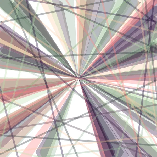 Abstrakcyjna Sztuka Kolorowe Linie Losowa Dystrybucja Computational Generative Art Białym — Wektor stockowy