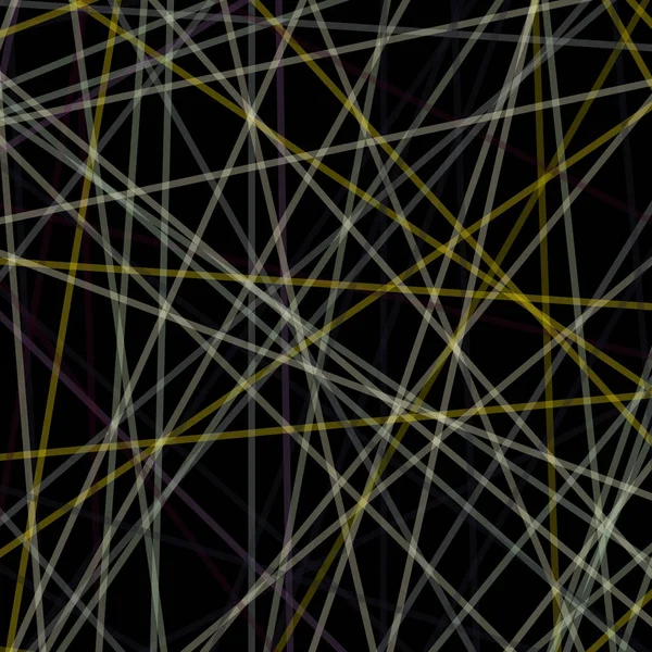 Abstract Art Colorful Lines Random Distribution Computational Generative Art Black — Stock Vector