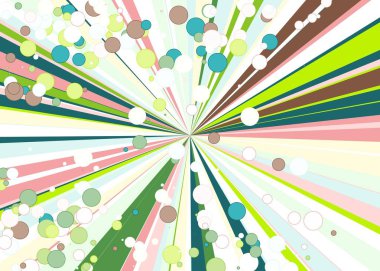 soyut sanat rengarenk çizgileri ve beyaz zemin üzerinde rastgele dağılımsal hesaplayıcı üretici sanat noktalarını noktalar