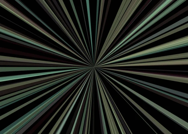 Абстрактне Мистецтво Барвисті Лінії Випадкового Розподілу Обчислювальне Генеративне Мистецтво Чорному — стоковий вектор