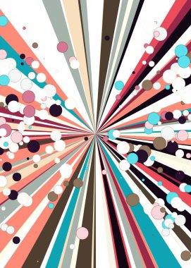 soyut sanat rengarenk çizgileri ve beyaz zemin üzerinde rastgele dağılımsal hesaplayıcı üretici sanat noktalarını noktalar  