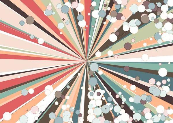 Абстрактне Мистецтво Барвисті Лінії Точки Випадкового Розподілу Обчислювальне Покоління Мистецтво — стоковий вектор