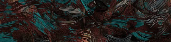 Abstrakcyjna Sztuka Kolorowe Linie Losowa Dystrybucja Computational Generative Art Czarnym — Zdjęcie stockowe