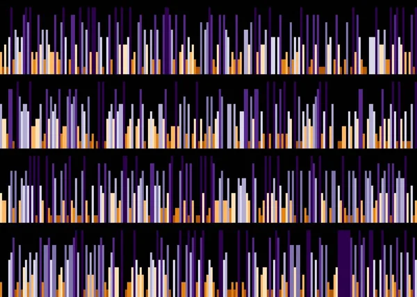 Kolorowa Liczba Data Visualisation Art Obliczeniowa Generatywna Ilustracja — Wektor stockowy